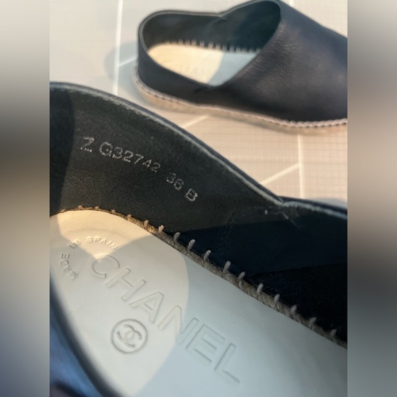 Chanel Leather/Tweed Espadrilles Size 36 - Picture 3 of 5